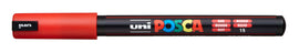 POSCA PC-1MR Paint Marker Pen Ultra-Fine 0.7 mm - Red