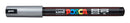 POSCA PC-1MR Paint Marker Pen Ultra-Fine 0.7 mm - Silver