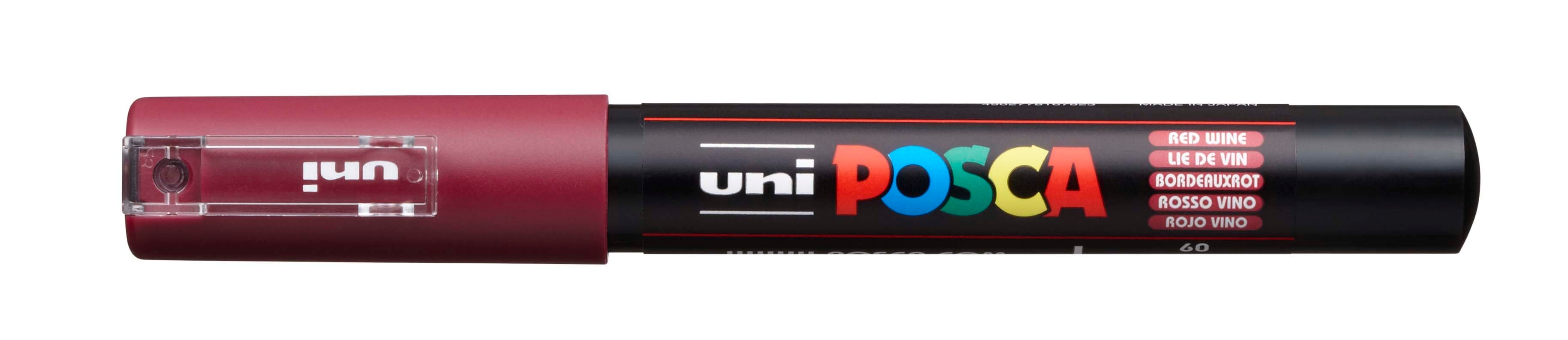 POSCA PC-1M Paint Marker Pen 0.7 mm - Red Wine