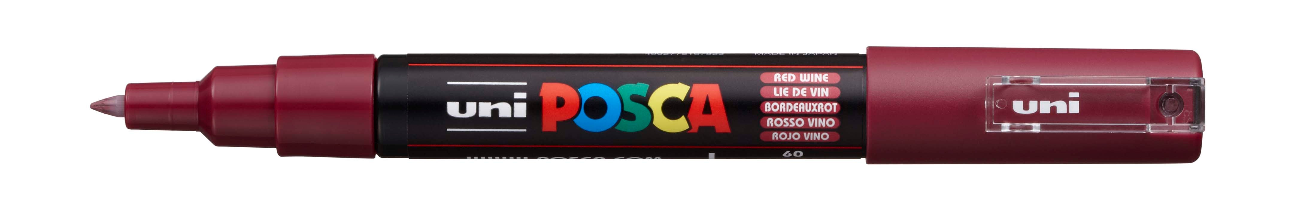 POSCA PC-1M Paint Marker Pen 0.7 mm - Red Wine