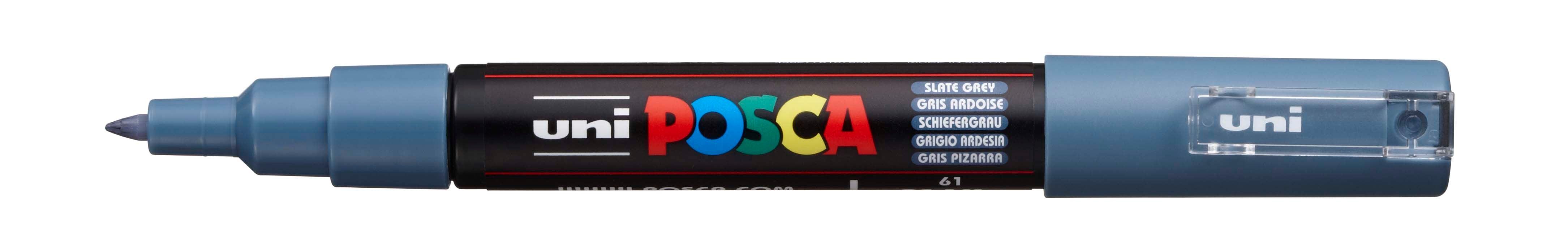 POSCA PC-1M Paint Marker Pen 0.7 mm - Slate Grey