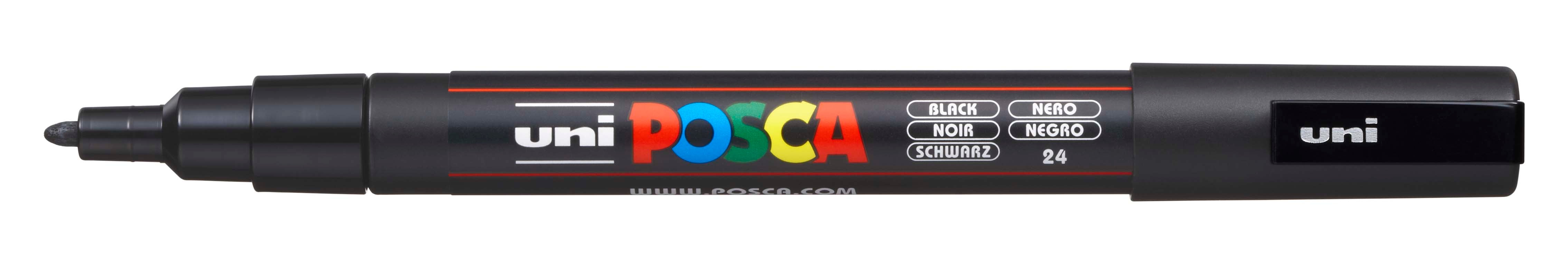 POSCA PC-3M Paint Markers Pen 0.9mm - 1.3mm - Black