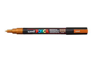 POSCA PC-3M Paint Markers Pen 0.9mm - 1.3mm - Small Bullet Tip - Bronze
