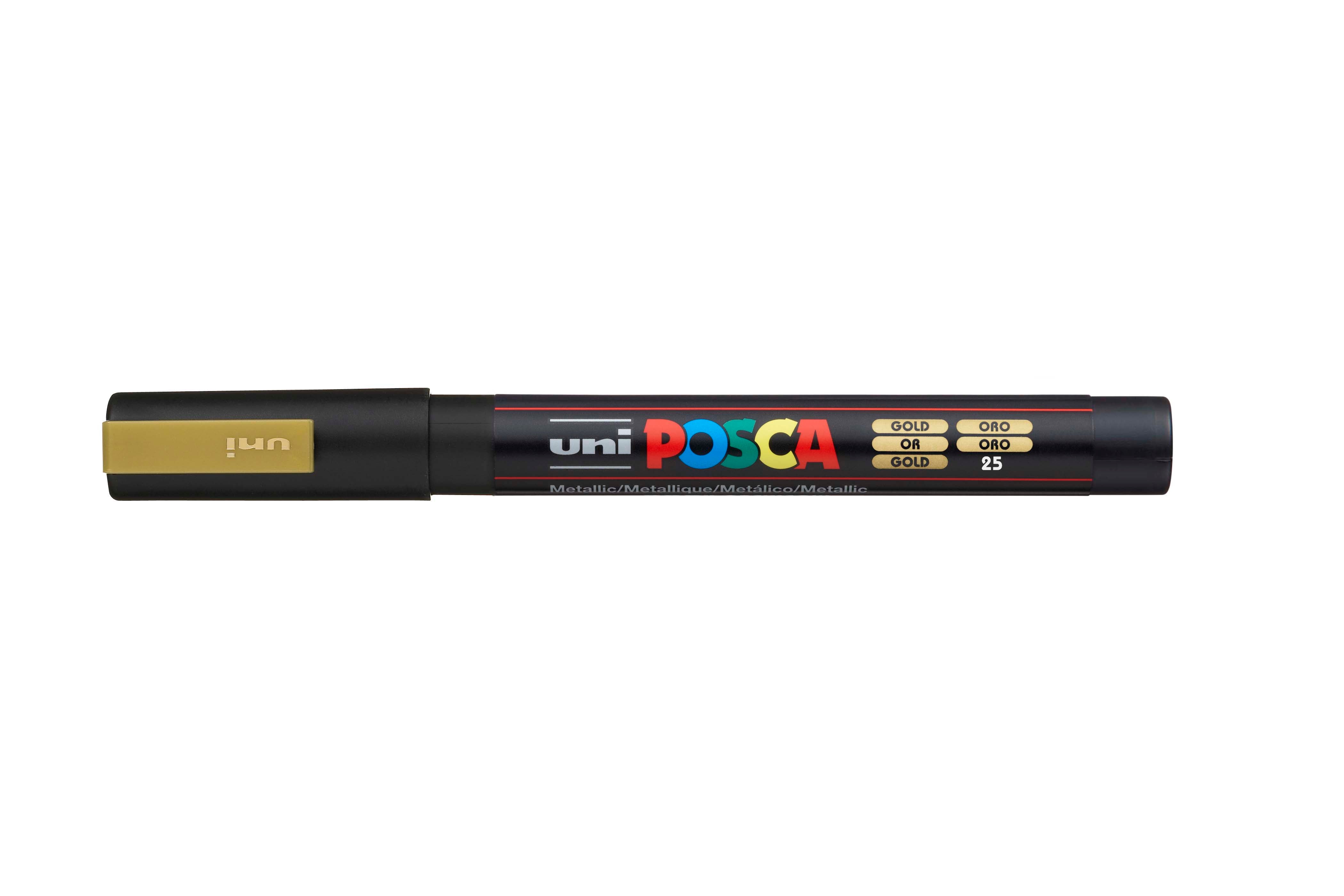 POSCA PC-3M Paint Markers Pen 0.9mm - 1.3mm - Small Bullet Tip - Gold