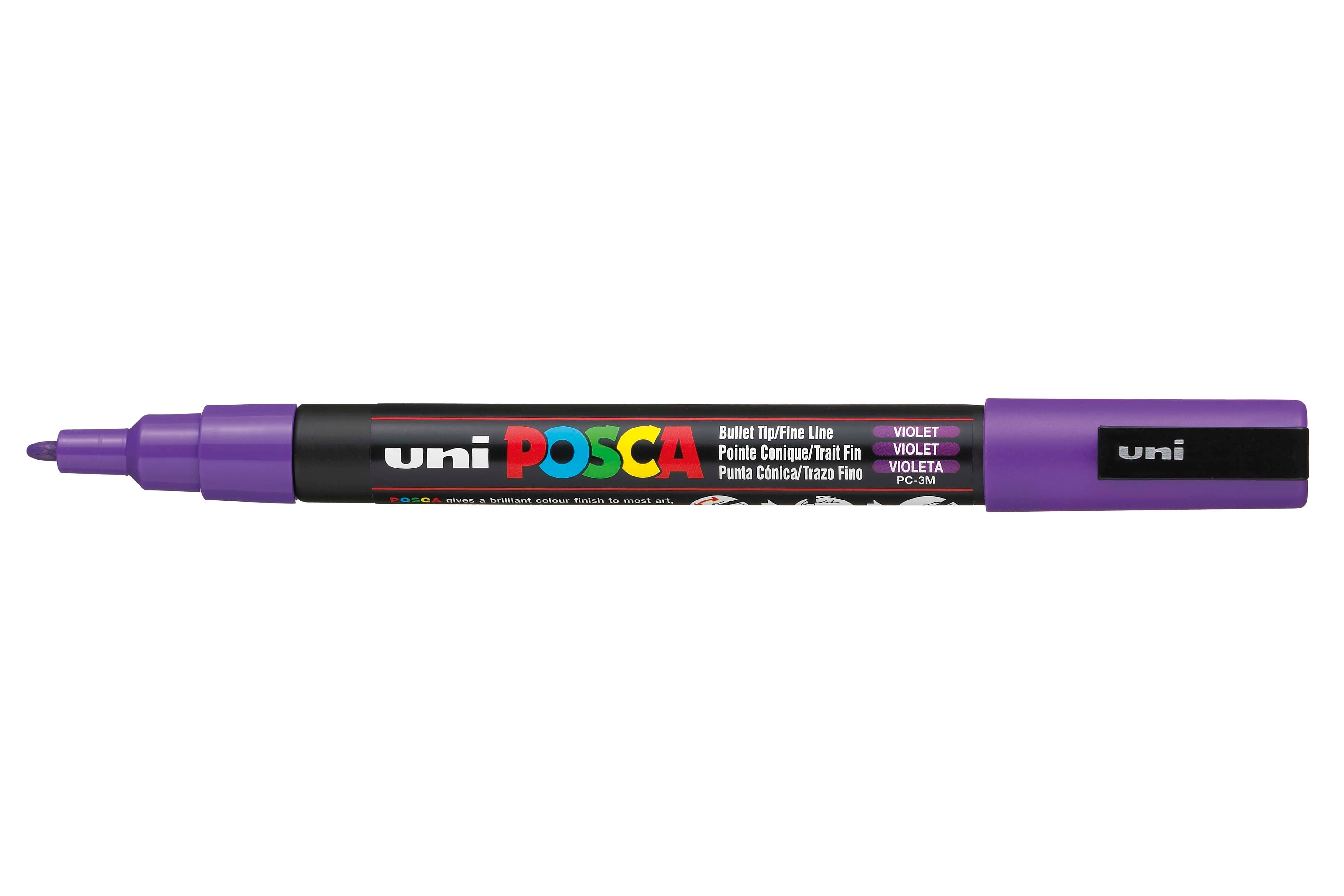 POSCA PC-3M Paint Markers Pen 0.9mm - 1.3mm - Violet - 0