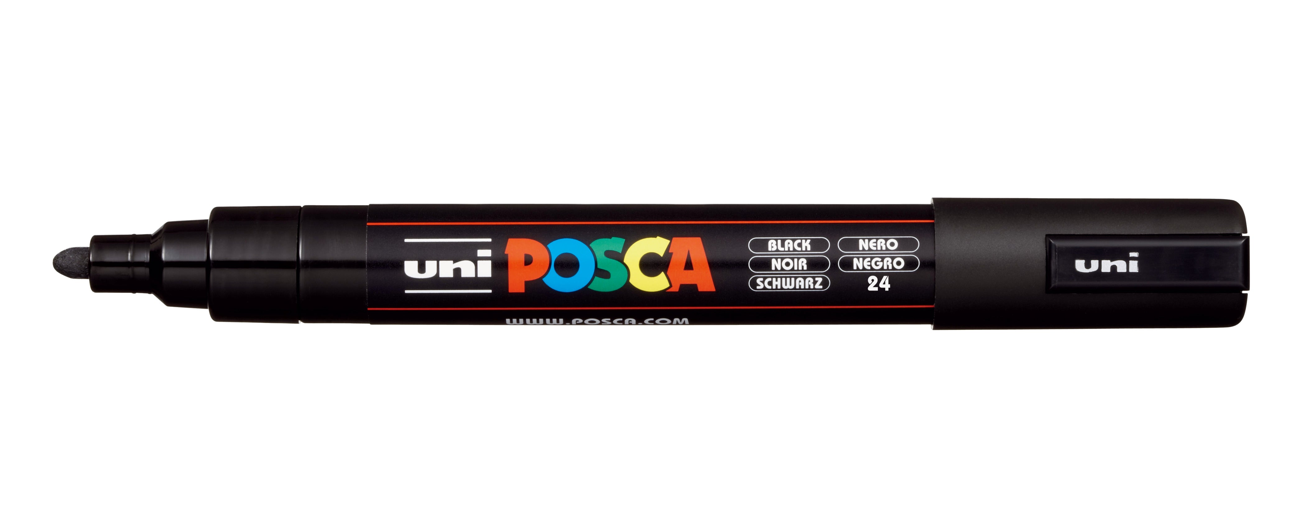 POSCA PC-5M Paint Marker Pens 1.8 mm - 2.5 mm - Black