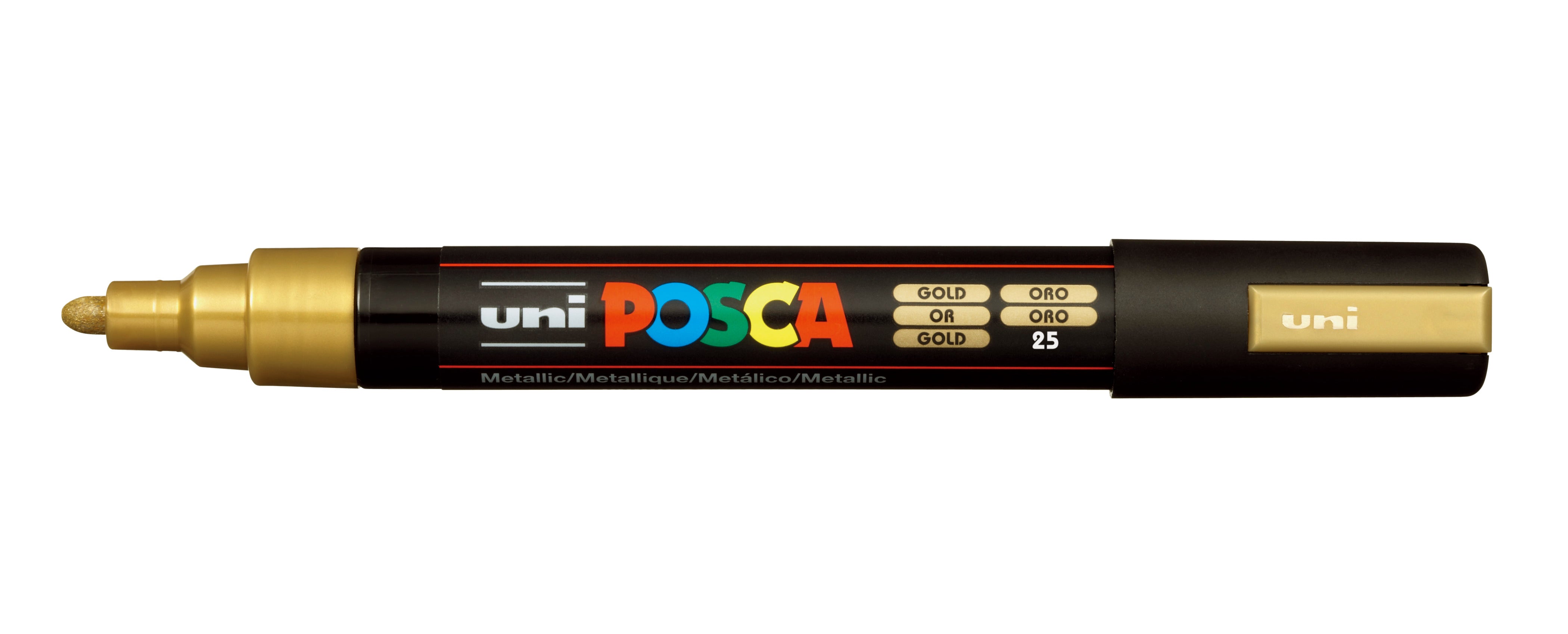 POSCA PC-5M Paint Marker Pens 1.8 mm - 2.5 mm - Gold