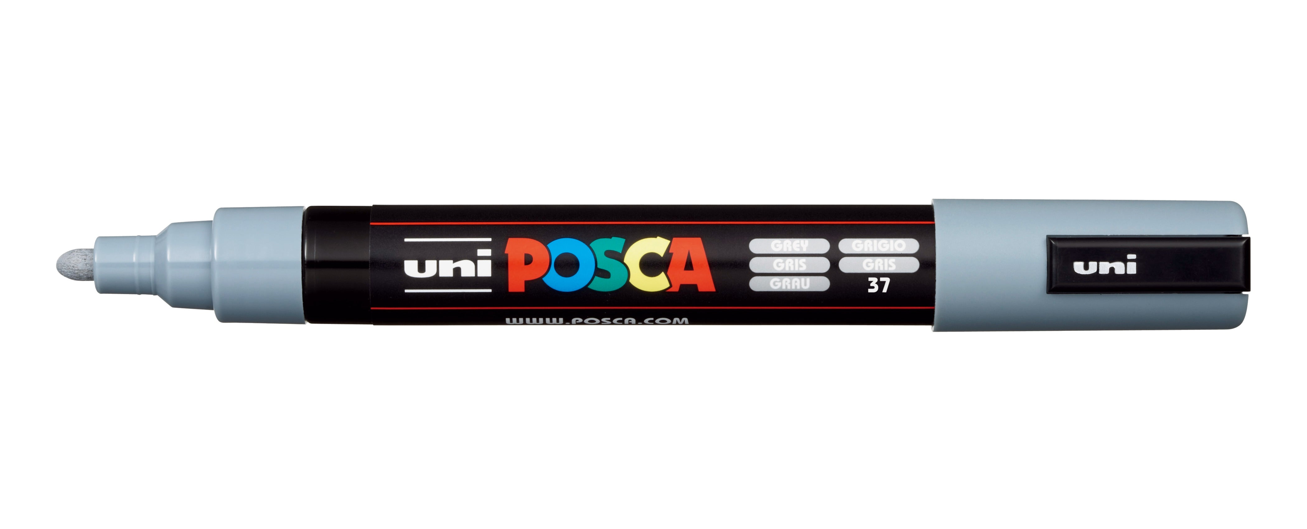 POSCA PC-5M Paint Marker Pens 1.8 mm - 2.5 mm - Grey