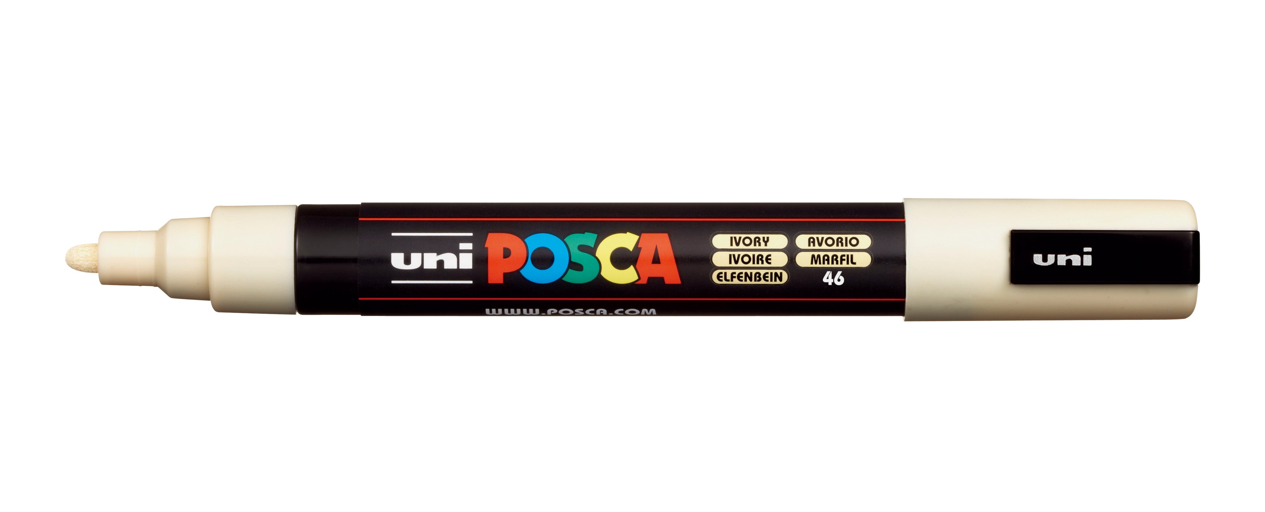 POSCA PC-5M Paint Marker Pens 1.8 mm - 2.5 mm - Ivory