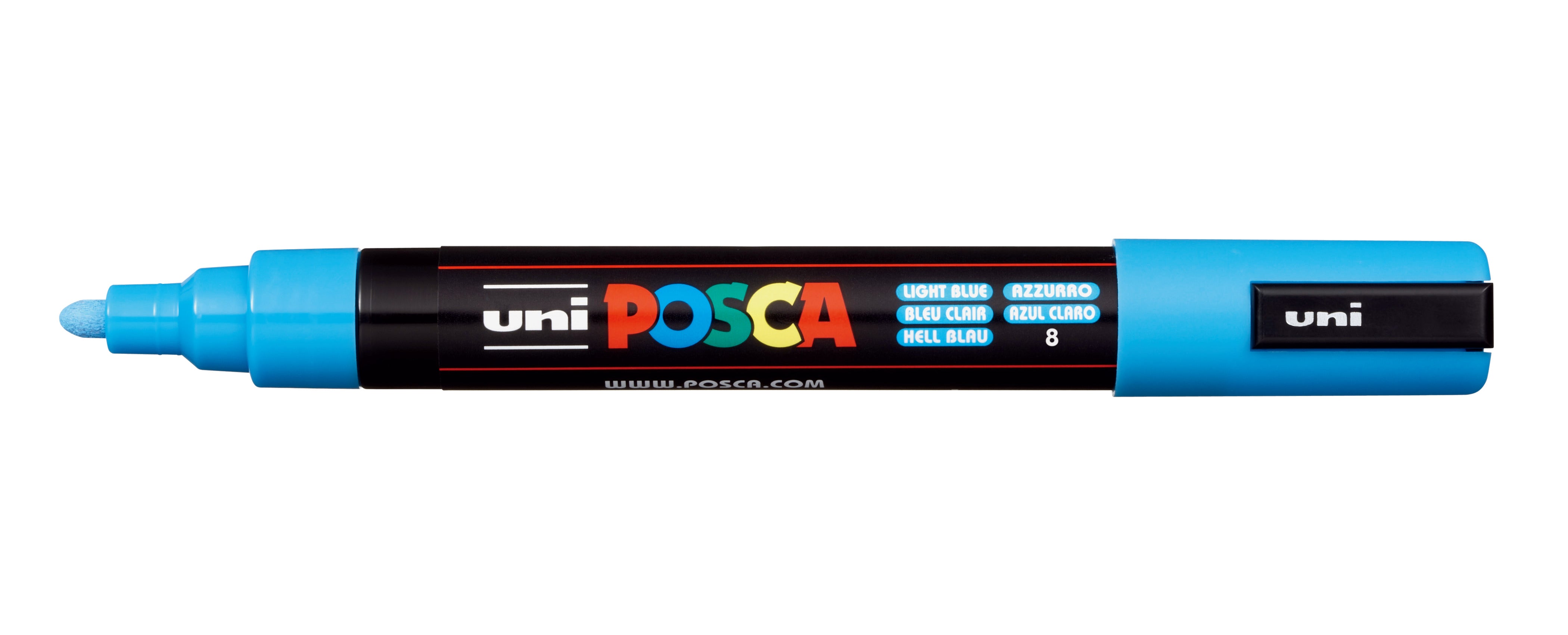 POSCA PC-5M Paint Marker Pens 1.8 mm - 2.5 mm - Light Blue