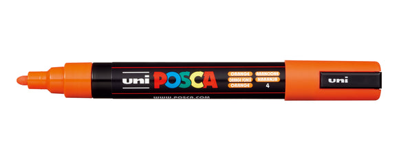 POSCA PC-5M Paint Marker Pens 1.8 mm - 2.5 mm - Orange
