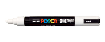 POSCA PC-5M Paint Marker Pens 1.8 mm - 2.5 mm - White