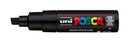 POSCA PC-8K Paint Broad 8mm Chisel Marker Pen - Black