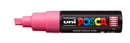 POSCA PC-8K Paint Broad 8mm Chisel Marker Pen - Pink