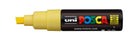 POSCA PC-8K Paint Broad 8mm Chisel Marker Pen - Yellow