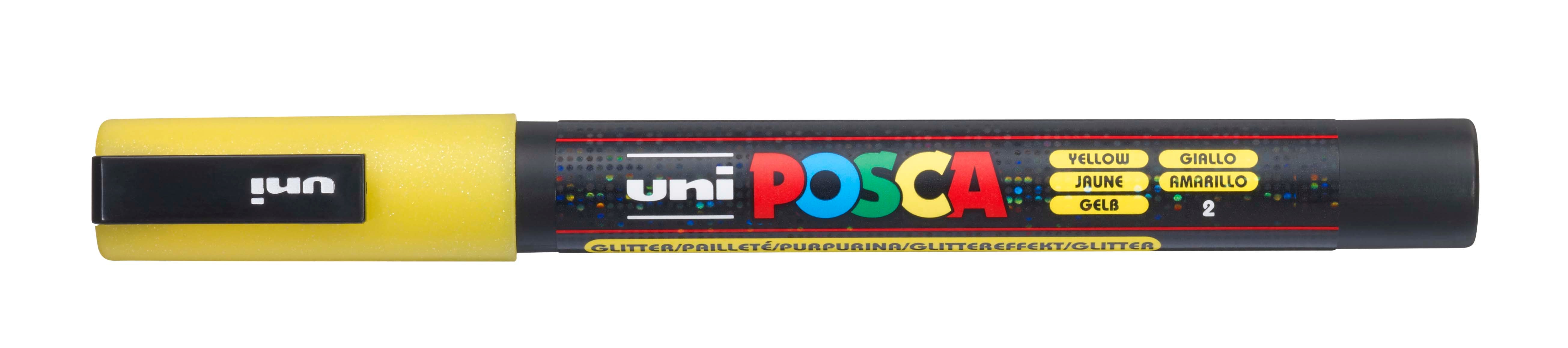 POSCA PC-3M Paint Markers Pen 0.9mm - 1.3mm - Small Bullet Tip - Yellow