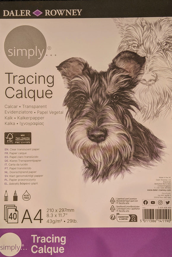 Daler Rowney tracing paper 