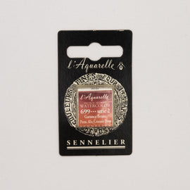 Sennelier L'Aquarelle Watercolour Paint Half Pan - Permanent Alizarin Crimson Deep