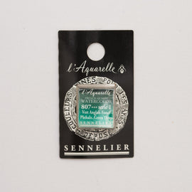 Sennelier L'Aquarelle Watercolour Paint Half Pan - Phthalo Green Deep
