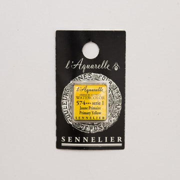 Sennelier L'Aquarelle Watercolour Paint Half Pan - Primary Yellow