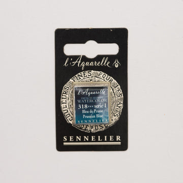 Sennelier L'Aquarelle Watercolour Paint Half Pan - Prussian Blue