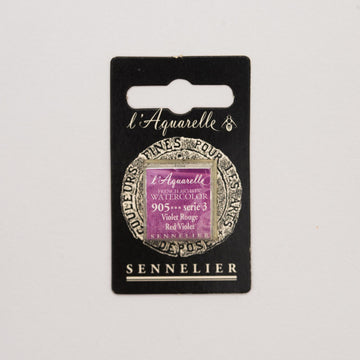 Sennelier L'Aquarelle Watercolour Paint Half Pan - Red Violet