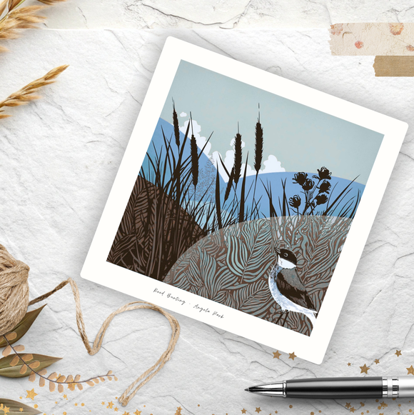 Reed Bunting - Greetings Card & Envelope