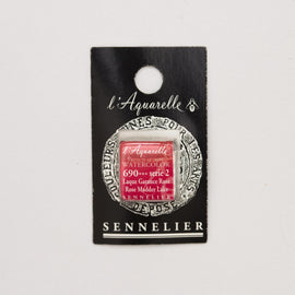 Sennelier L'Aquarelle Watercolour Paint Half Pan - Rose Madder Lake