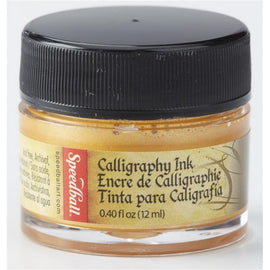 Speedball Pigmented Acrylic Calligraphy Ink 12ml Gold