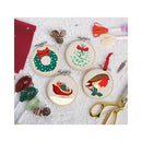 Embroidery Hoops Christmas Craft Kit Set of 4 to make