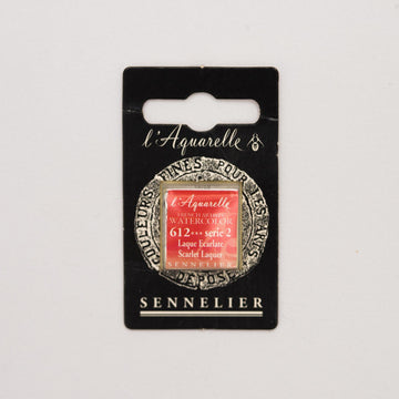 Sennelier L'Aquarelle Watercolour Paint Half Pan - Scarlet Laquer
