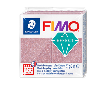 FIMO Glitter Effect - New Rose Gold 57g  Clearance
