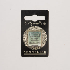 Sennelier L'Aquarelle Watercolour Paint Half Pan - Sennelier Grey
