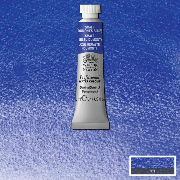 Winsor and Newton Professional Watercolour Paint - Smalt Blue (Dumont's Blue)