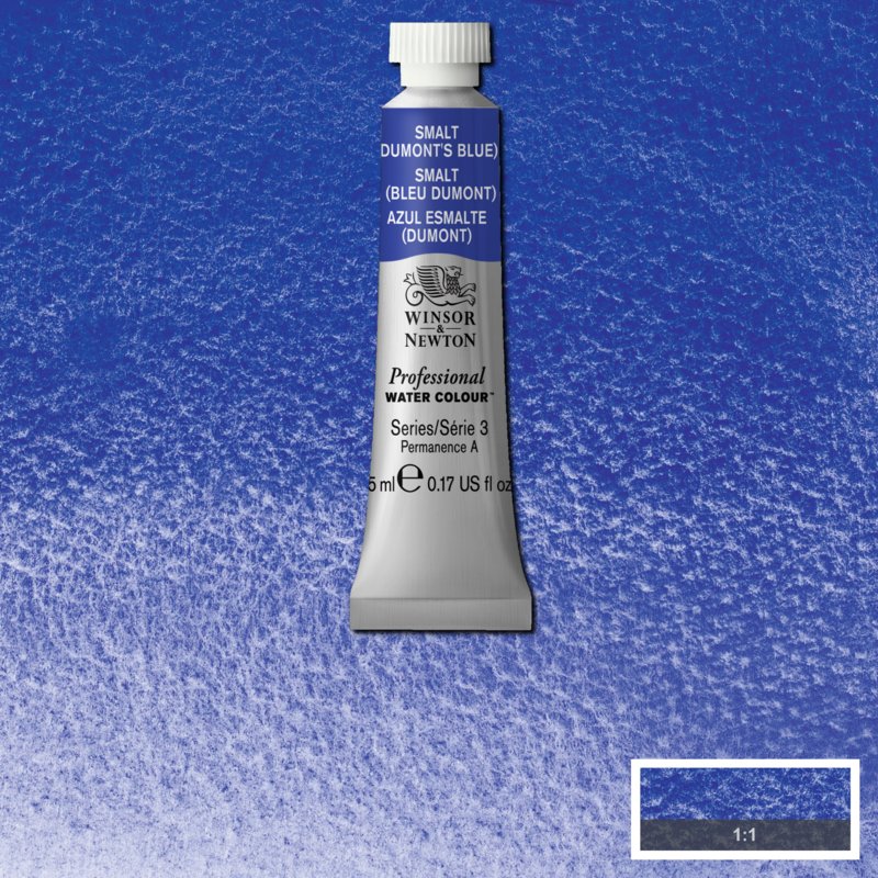 Winsor and Newton Professional Watercolour Paint - Smalt Blue (Dumont's Blue)