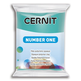 CERNIT Polymer Clay NUMBER ONE 676 Turquoise Green 56g