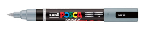 uni POSCA brush marker on a white background