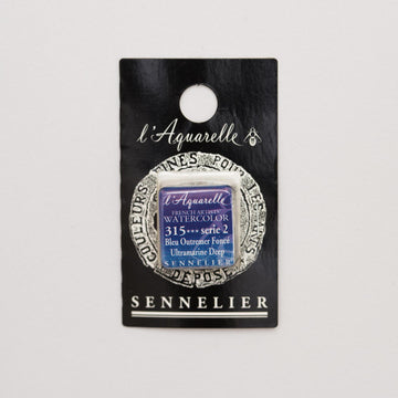 Sennelier L'Aquarelle Watercolour Paint Half Pan - Ultramarine Deep