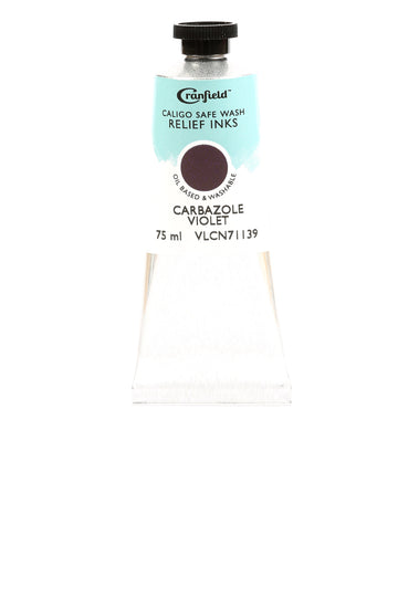 Cranfield Caligo Safe Wash Relief Printing Ink Carbazole Violet 75g tube