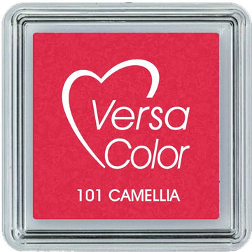 Tsukineko Versa Color - Small Stamp Pad - Camellia Red