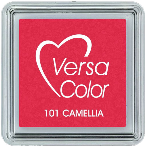Tsukineko Versa Color - Small Stamp Pad - Camellia Red