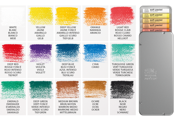 Winsor & Newton Soft Pastels – Set of 15