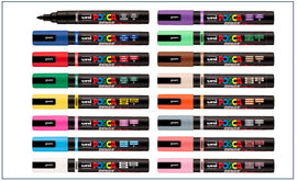 NEW UNI POSCA BRUSH MARKER PENS PC-5BR MEDIUM - COLOUR - CORAL PINK