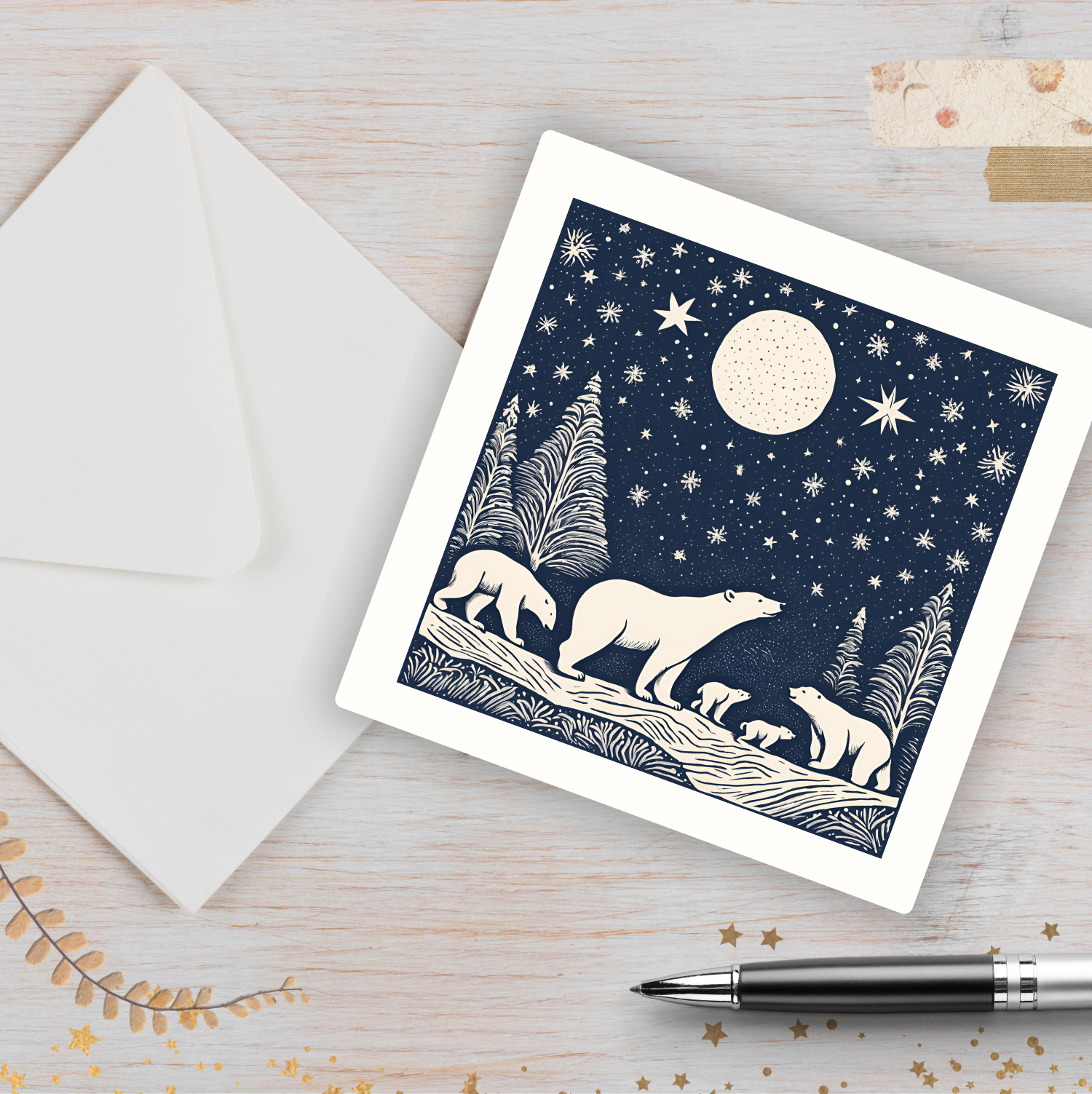 Journey Greetings Card & Envelope