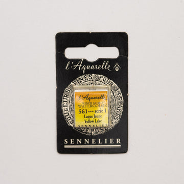 Sennelier L'Aquarelle Watercolour Paint Half Pan - Yellow Lake