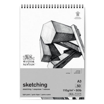 A3 Winsor & Newton Spiral Sketch Pad 110 gsm 50 sheets