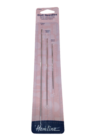 Doll needles, ideal for sewing and needle felting 