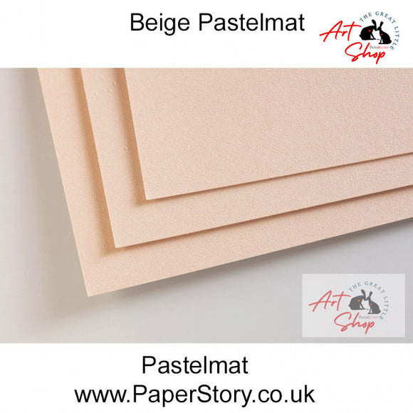 Pastelmat Clairefontaine Pastel Paper 24 x 32 cm x 5 sheets beige