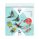 Clairefontaine Origami 60 sheets mixed sizes - Insects