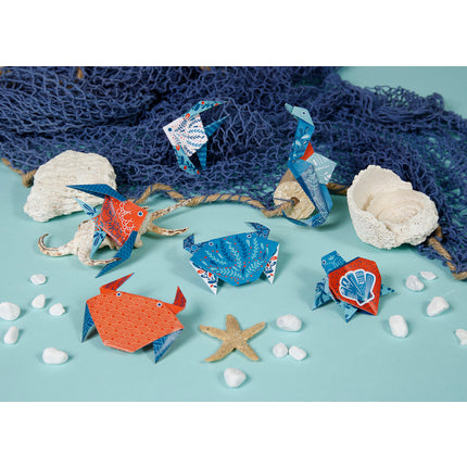 Clairefontaine Origami 60 sheets mixed sizes - Sea Animals